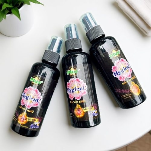 Combo 3 Chai Nước xả vải khô Hygiene sacom Plus+ giữ hương thơm lâu trên quần áo, vải chai 100ml