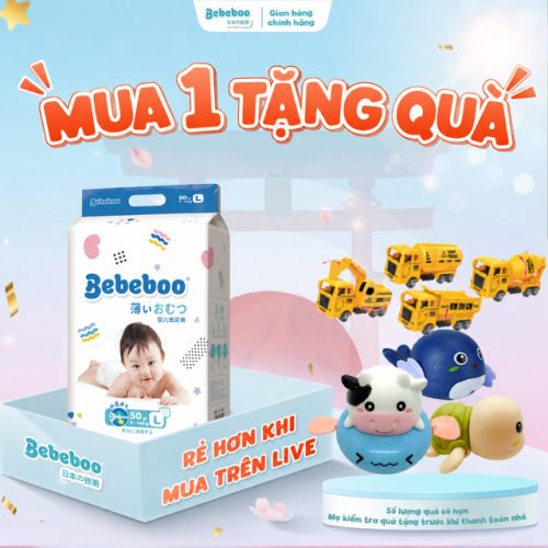 [Kèm Quà] Tã/Bỉm Dán/Quần Bebeboo Nhật Bản Chính Hãng Mỏng Mềm Đóng Hè Đủ Size