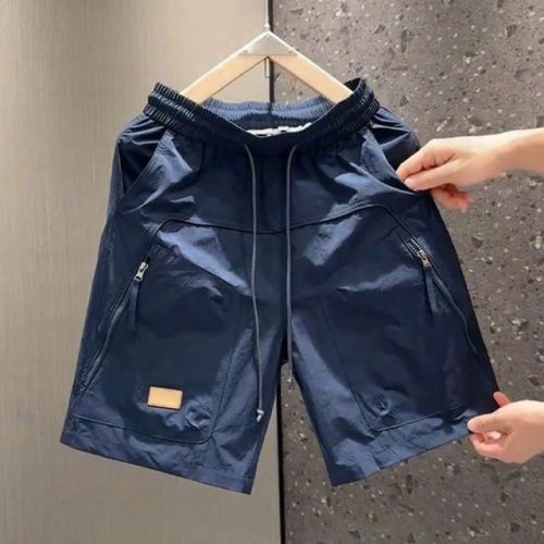 Quần Short Gió Nam Cạp Khóa Chất Dù Cao Cấp Nhanh Khô Thoáng Mát Dễ Phối Đồ, Mặc Đi Chơi Đi Biển Đều Hợp - Qshort253